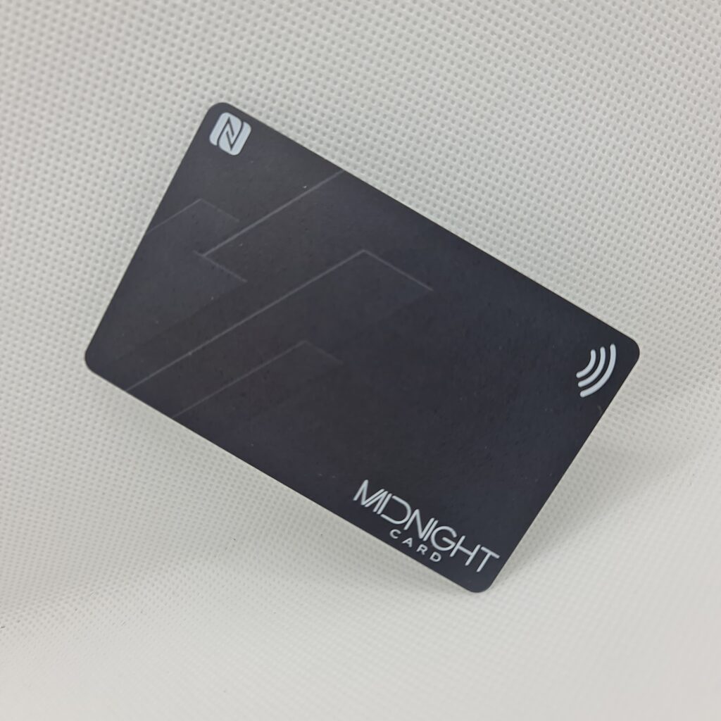 midnight card noire cartes de visite digitale nfc martinique guadeloupe guyane